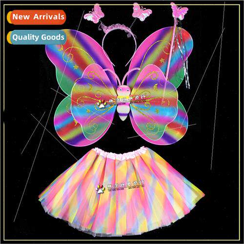 Children festival stage permance props double layer colorful