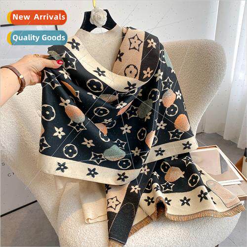 Scarf female fall winter classic pentagram wh fashion neck E