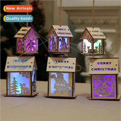 Christmas decorations lighted snow house hotel bar Christmas