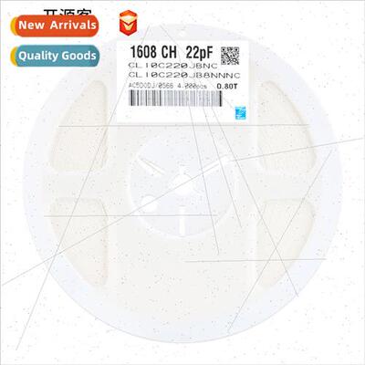 0603 Chip Capacor 50V 22pF±5% Material:C0G CL10C220JB8NNN