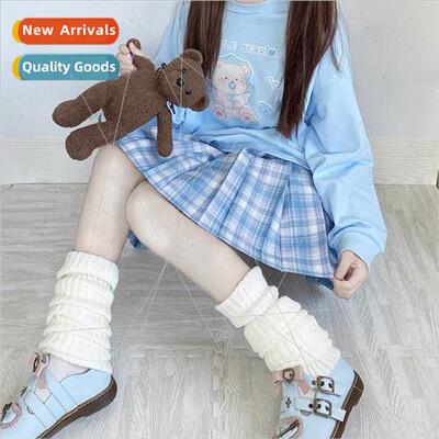 Korea  knted sock cover female stacked socks Japan soft girl
