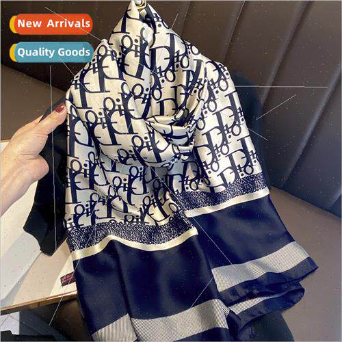 lk scarf female thin spring fall letters fashion simulation