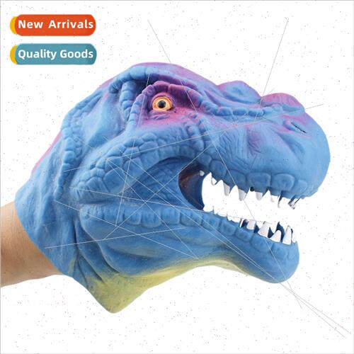 TPR plastic Jurassic blue Tyrannosaurus Rex soft plastic din