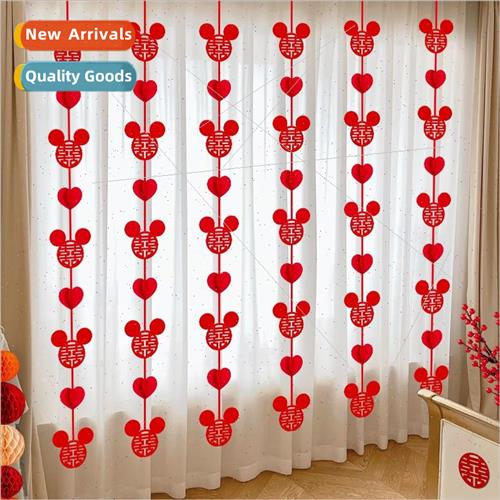 Wedding room decoration living room room decoration pull flo