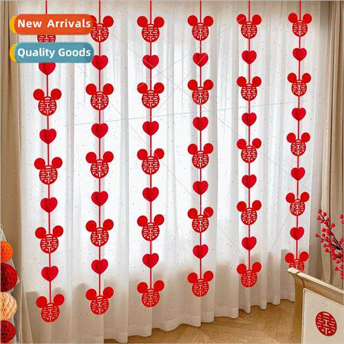 Wedding room decoration living room room decoration pull flo