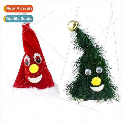 quirky swinging Christmas e Christmas hat ornaments decorati