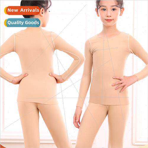Childrens thermal underwear set de velvet girls autumn and w