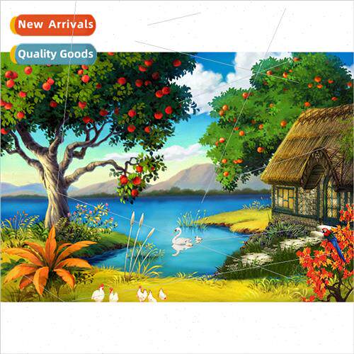 New living room hand-applied diamond decoration painting lak