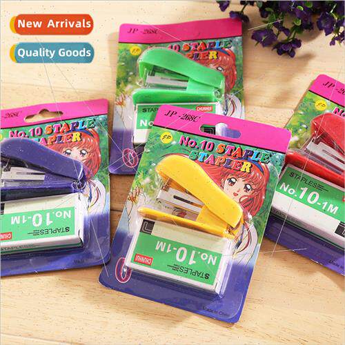 Suction card binding stapler Mini stapler set Student suppli