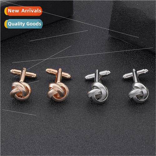 Stylish French Men Shirt Twist Copper Cufflinks Accessories