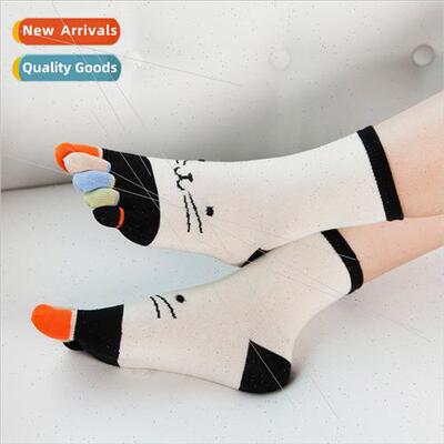 Five fingers socks ladies fall winter socks cotton socks war