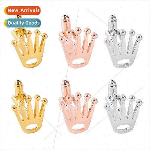 Copper Creative Crown Tuxedo Cufflinks French Business Shirt