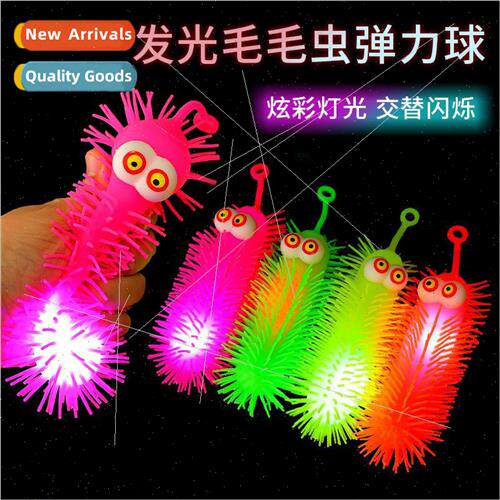 17CM protruding eye caterpillar Glowing caterpillar colorful