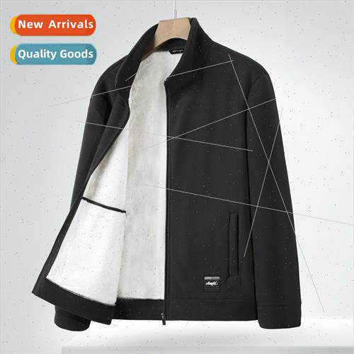 Fleece jacket jacket fall winter men simple versatile casual