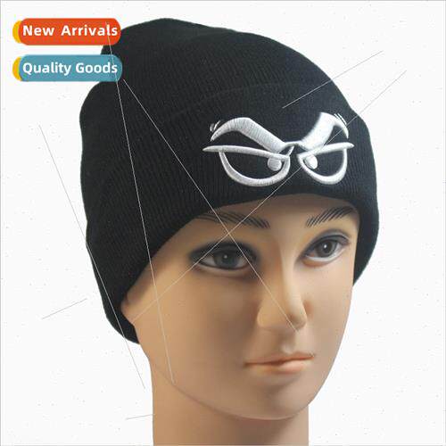 popular men women in fall winter warm wool cap glasses embro