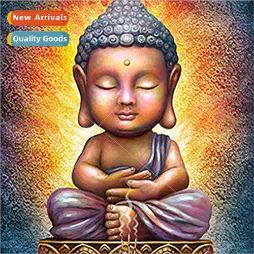 Cross Stch New DIY Buddha Full Stch mple Handmade Thread Cro