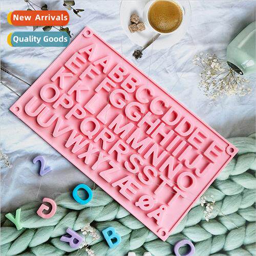 Double letter chocolate horizontal 199 silicone mold cake ic