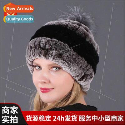 Autumn winter women fur hat otter rabb hair warm fox hair ba