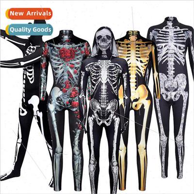 Halloween cosplay skeleton skeleton jumpsu leotard human ske