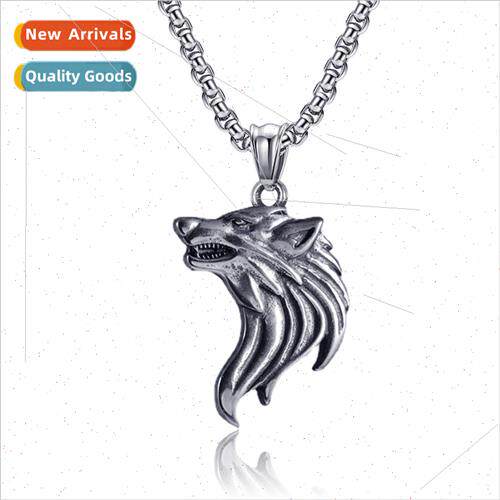 Hip hop hollow retro tanium steel necklace influx men stainl