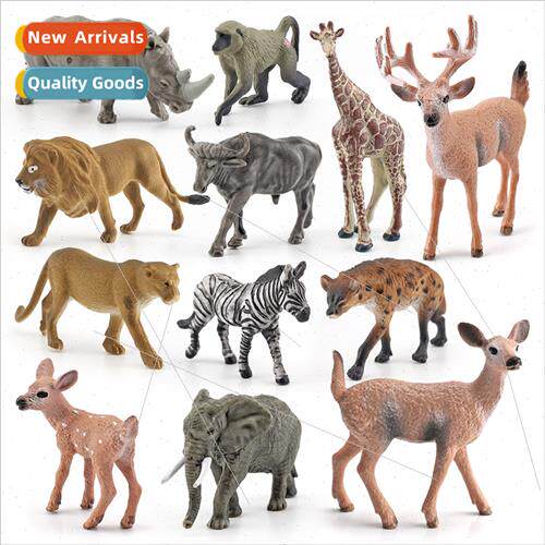 Giraffe Rhino on Zebra Elephant Baboon Buffalo Whetail Deer