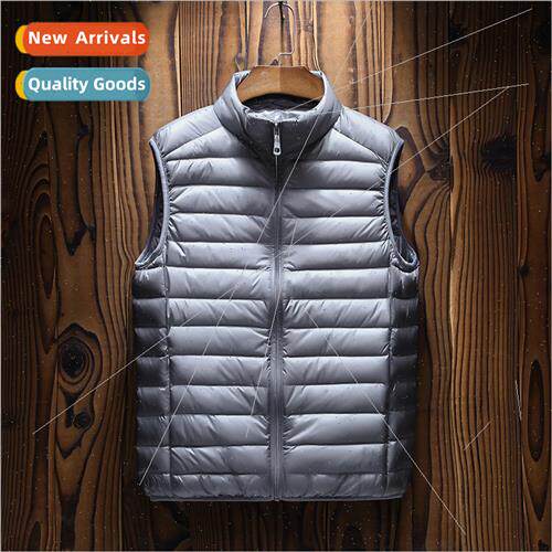 2022 fall winter light paragraph down jacket vest men unders