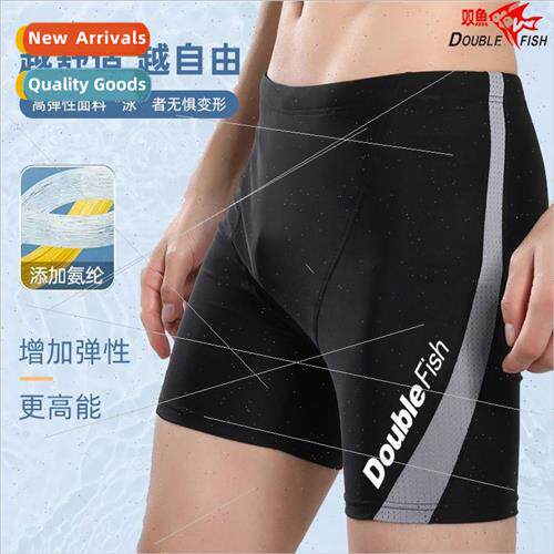 Double Fish swim trunks  men adults comtable breathable suns