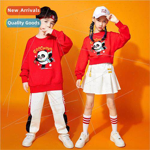 Childrens cheerleading permance clothes elementary school st