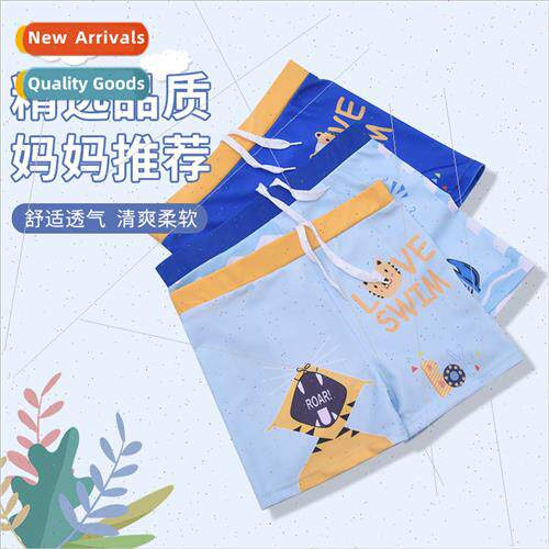 Childrens swimming shorts boys summer new fashion cartoon cu