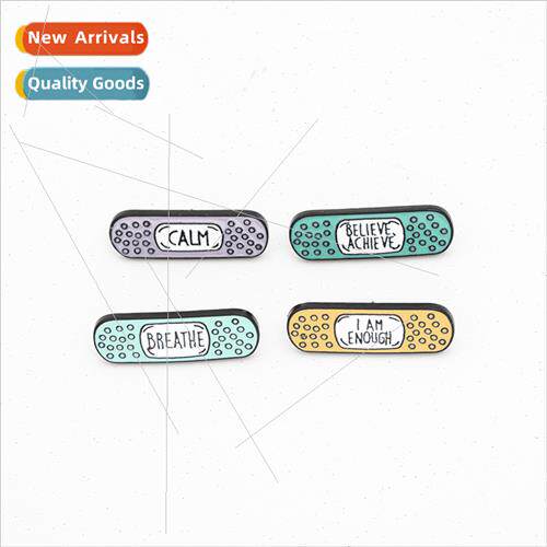 Breathing band-aid letters CALM Korea cartoon fashion colorf