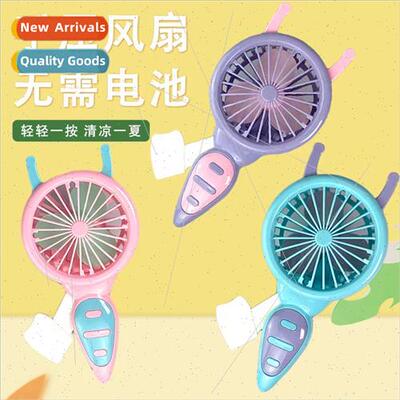 New cat hpressure fan handheld fan can be printed logo adver