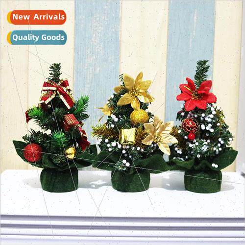 New mini Christmas e 22cm green no imation cloth flower pot