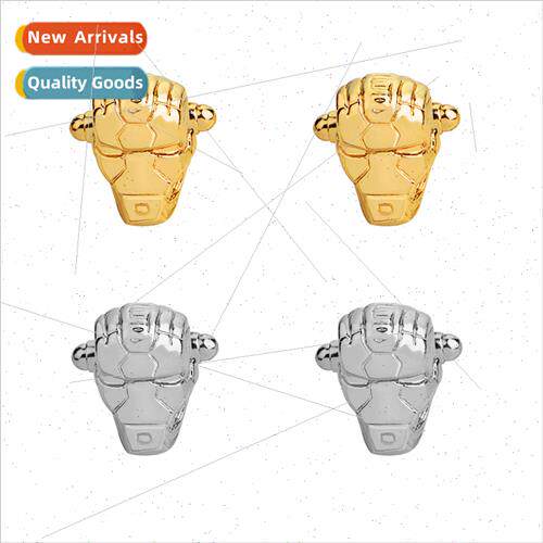 jewelry 2017 new anime movie Iron Man French cufflinks men s