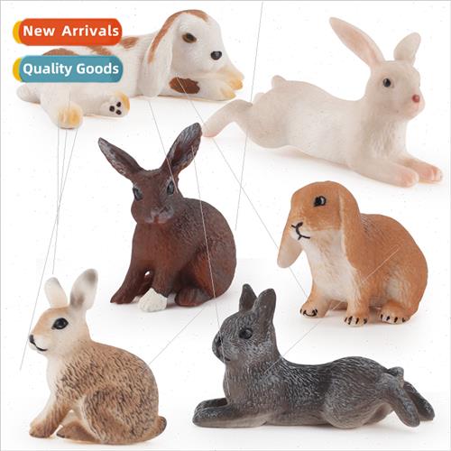 drop-eared rabb hare model static miniature wildlife artifac