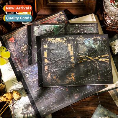 Dracula fairy tale material paper ins retro lerary handbook