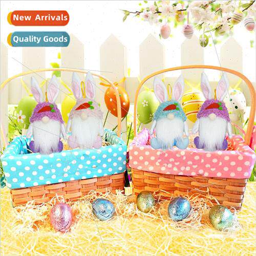 2023 Easter Party Faceless Doll Bunny Candy Jar easter Holid
