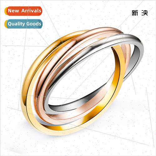 Japan Korea popular stainless steel three ring ring three li