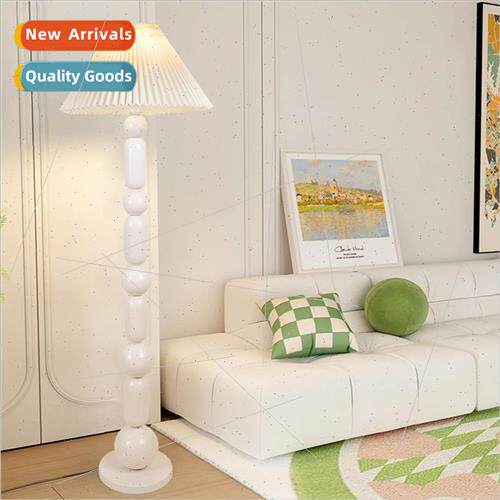 Scandinavian pleated floor lamp modern simple living room so