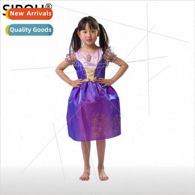 Sophia Rapunzel Dress Bubble Sleeve Dress Frozen cosplay Par