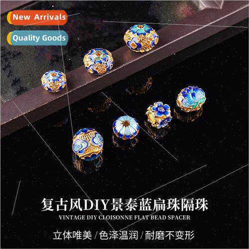 flat beads spacer beads handmade DIY necklace accessories co