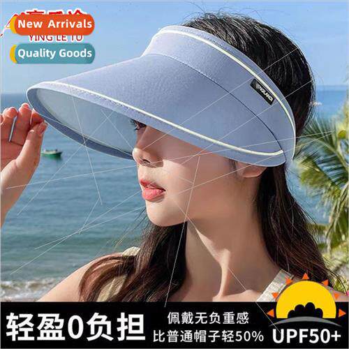 Sunscreen hat female new summer large brim face sun hat hair