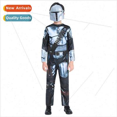Galactic Bounty Hunter Mandalorian Kids Costume Halloween Ho