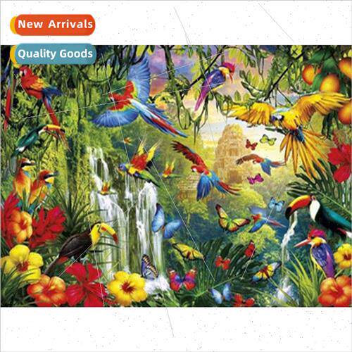 New full diamond waterfall flowers diamond painting living r
