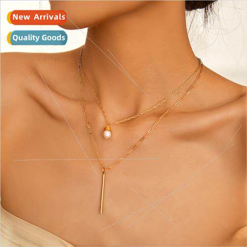 Europe hand-wound natural Y-shaped summer beach layered neck