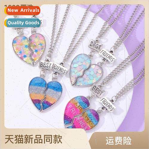 New BEST FRIENDS  Friends Necklace Gradient Colour BFF Kids