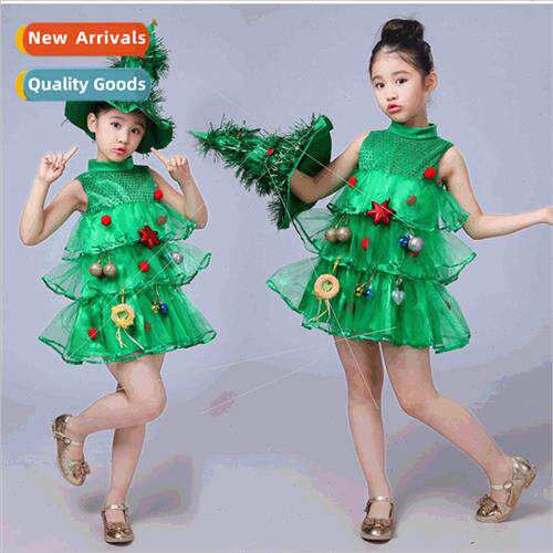 Christmas childrens clothing girls Christmas e dress permanc