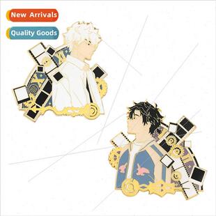 Anime time agent homage g hour light impression metal badg