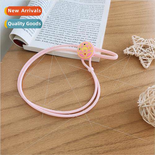 Cartoon flowers cat paw silicone cell phone lanyard long lan