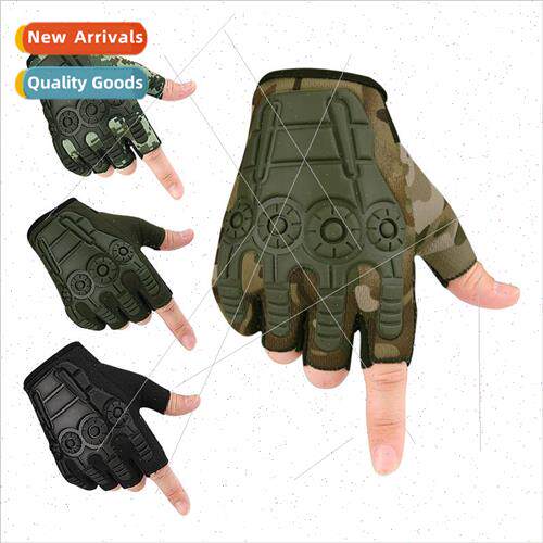 Half Finger Tactical Gloves Men Women Outdoor Sports Fness R