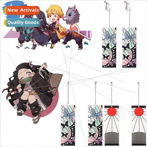 Japan manga  accessories ghost destroyed blade earrings drip